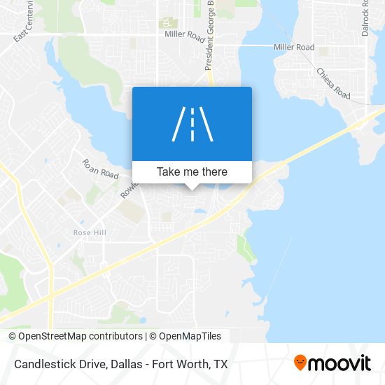 Candlestick Drive map
