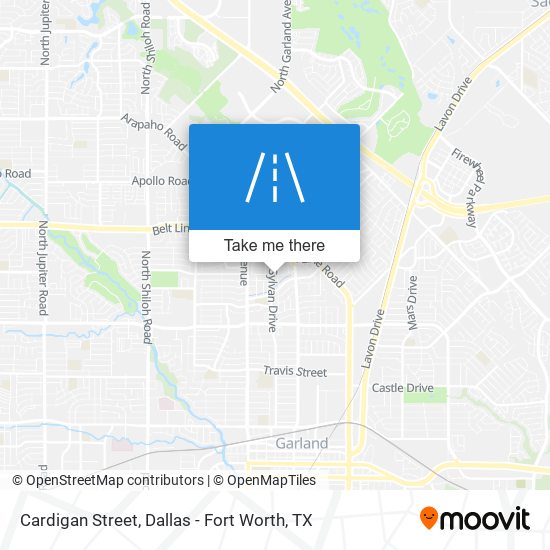 Cardigan Street map