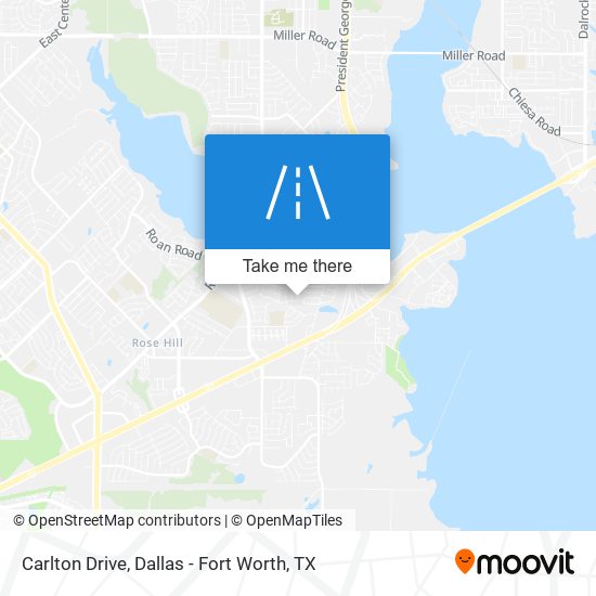 Carlton Drive map