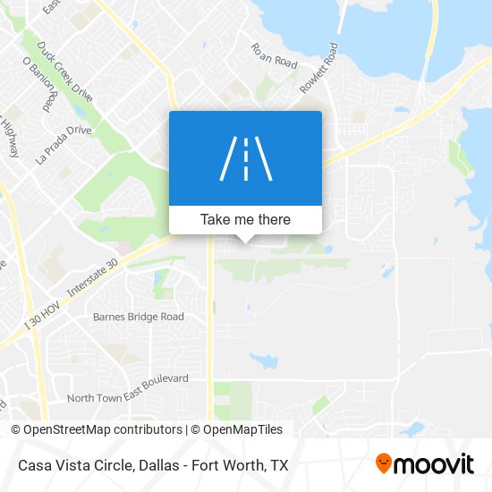 Casa Vista Circle map