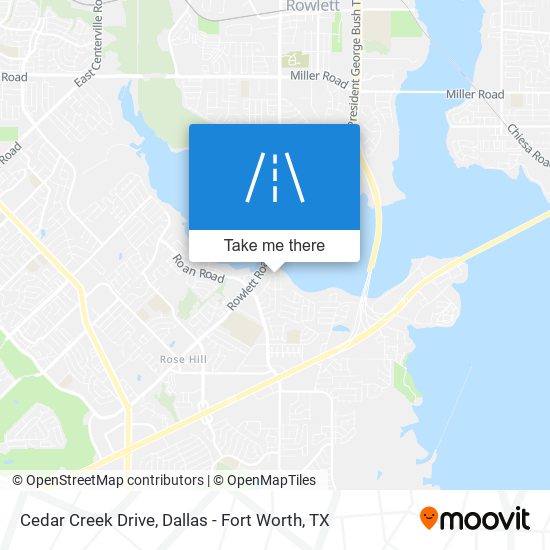 Mapa de Cedar Creek Drive
