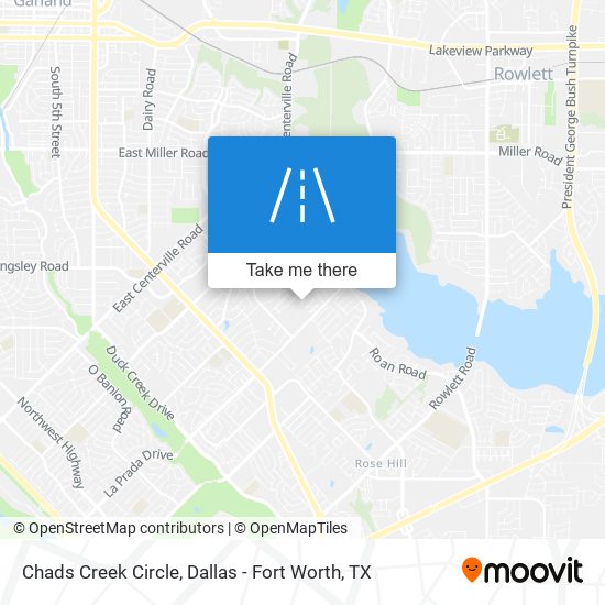 Chads Creek Circle map