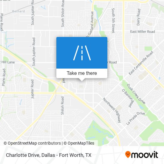 Mapa de Charlotte Drive