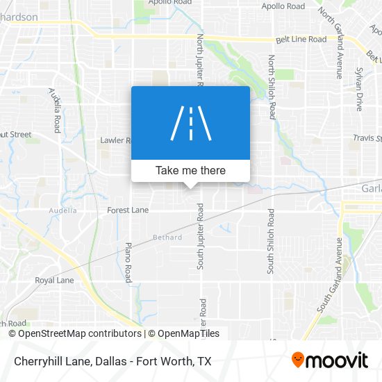 Cherryhill Lane map
