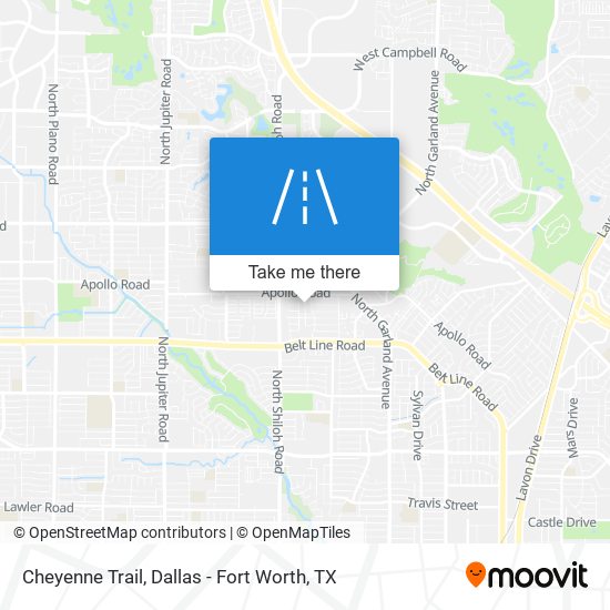 Mapa de Cheyenne Trail