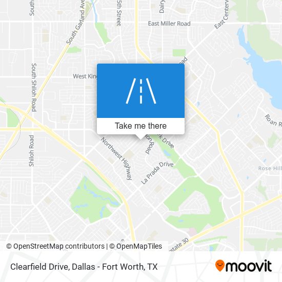 Clearfield Drive map