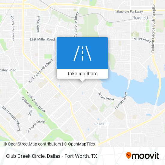 Mapa de Club Creek Circle