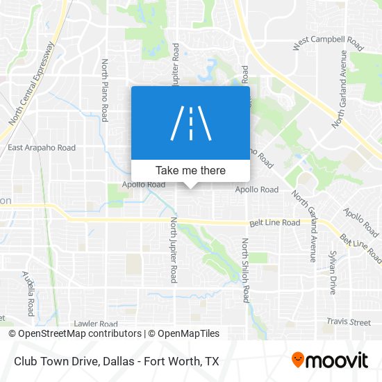 Mapa de Club Town Drive