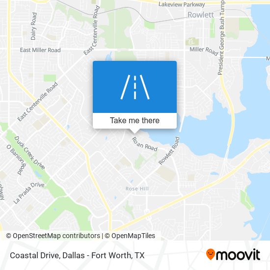 Coastal Drive map