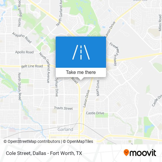 Mapa de Cole Street