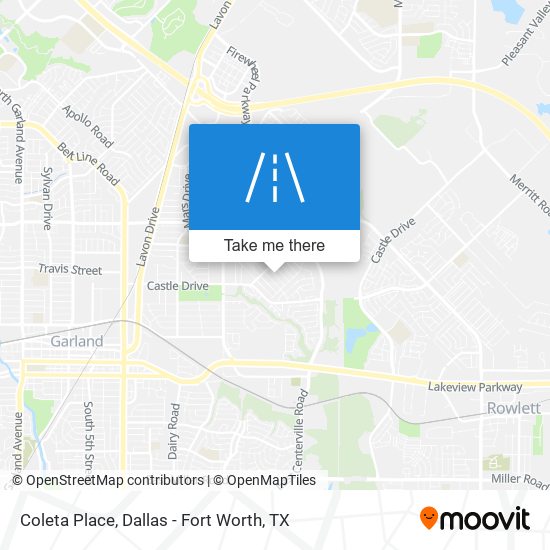 Coleta Place map