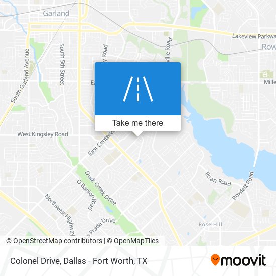 Colonel Drive map