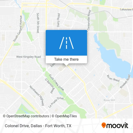 Colonel Drive map