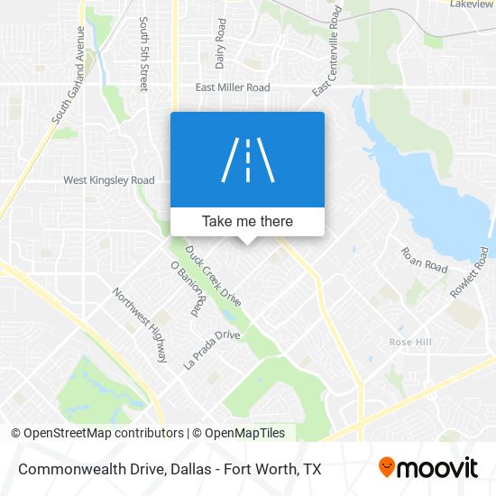 Mapa de Commonwealth Drive