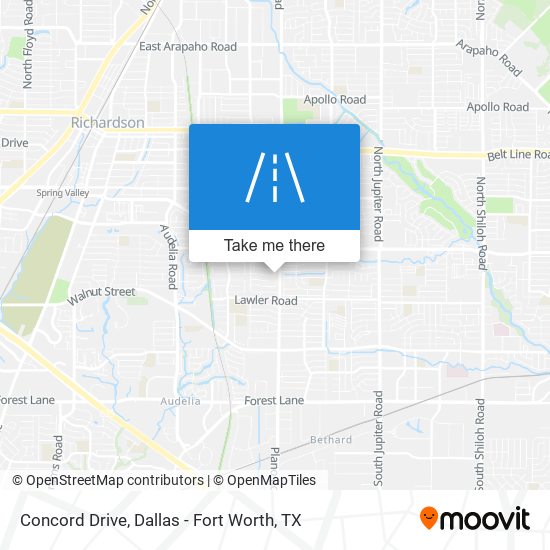 Mapa de Concord Drive