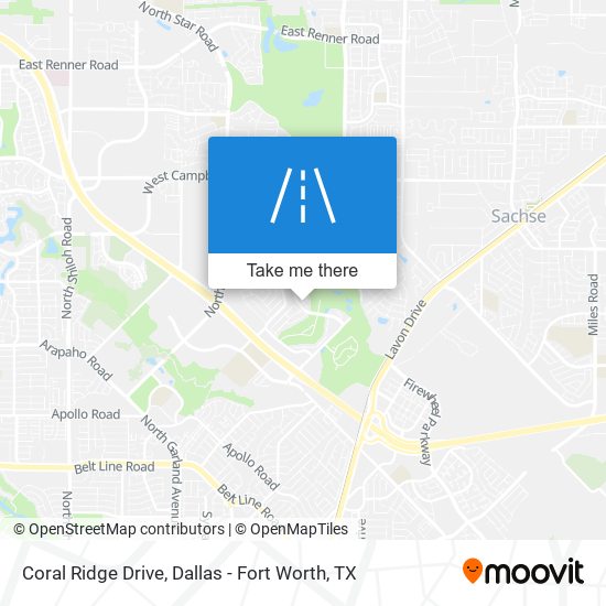 Coral Ridge Drive map