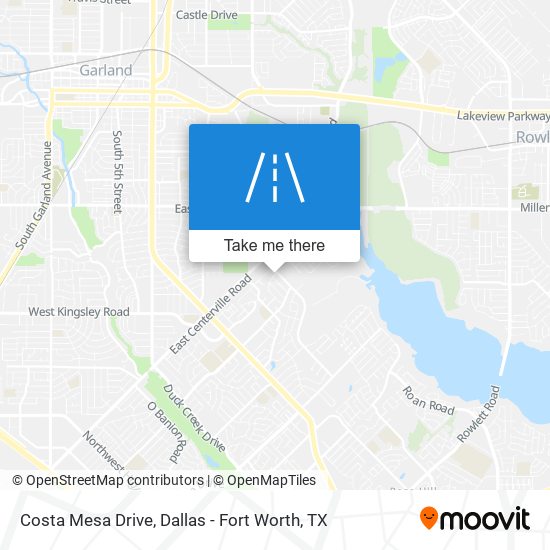 Costa Mesa Drive map