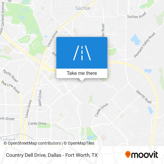 Country Dell Drive map