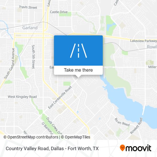 Mapa de Country Valley Road