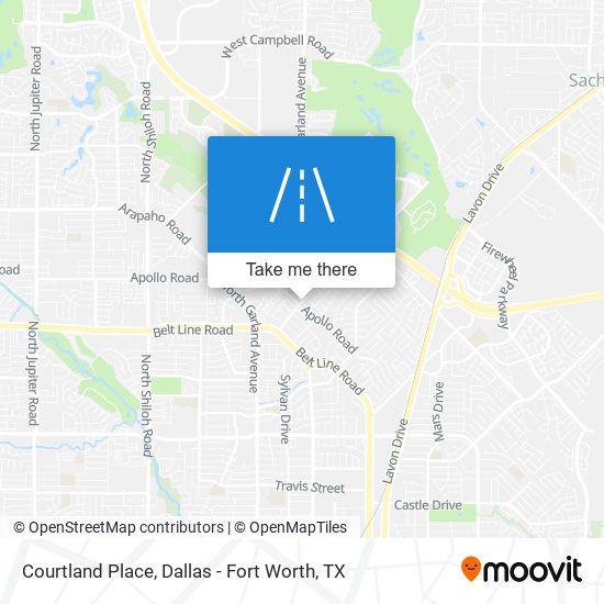 Courtland Place map