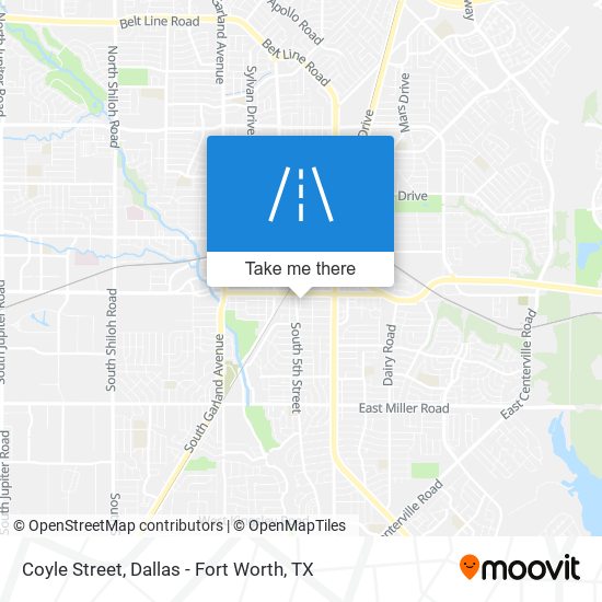 Mapa de Coyle Street