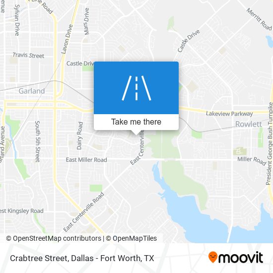 Crabtree Street map