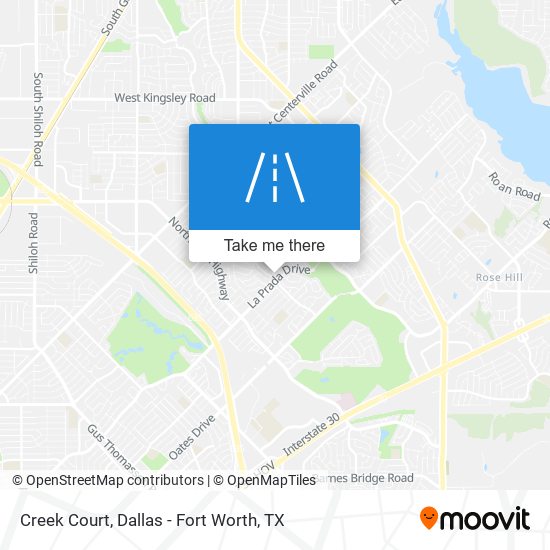 Creek Court map