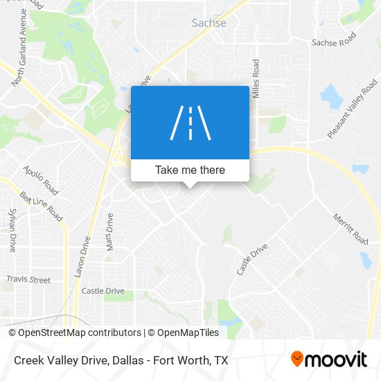 Mapa de Creek Valley Drive
