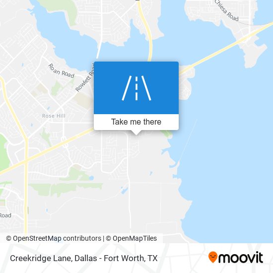 Mapa de Creekridge Lane