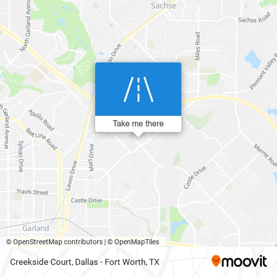 Creekside Court map