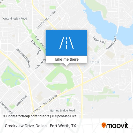 Creekview Drive map