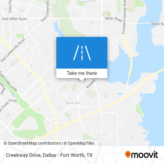 Mapa de Creekway Drive