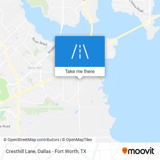 Mapa de Cresthill Lane
