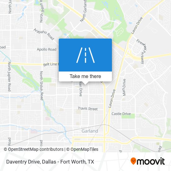 Daventry Drive map