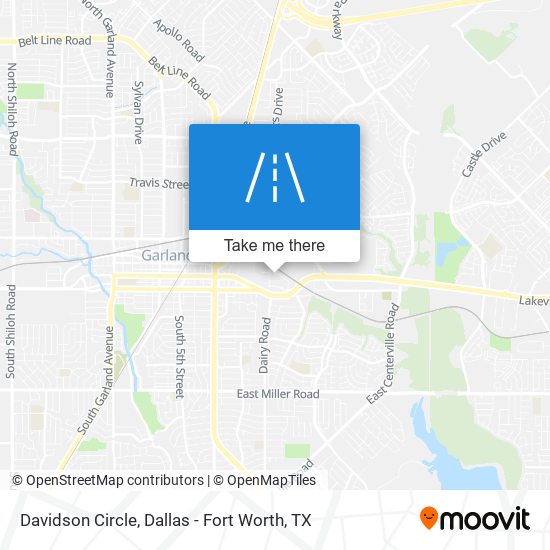 Davidson Circle map