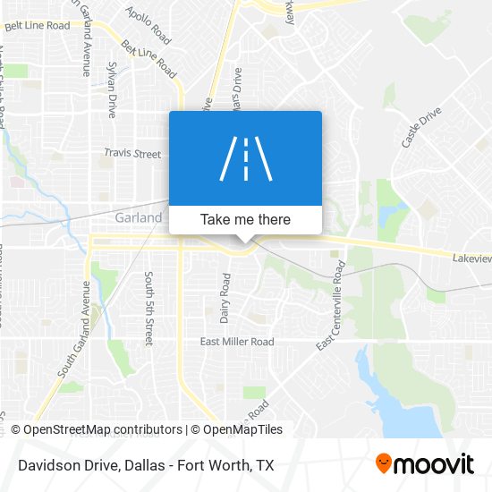 Davidson Drive map