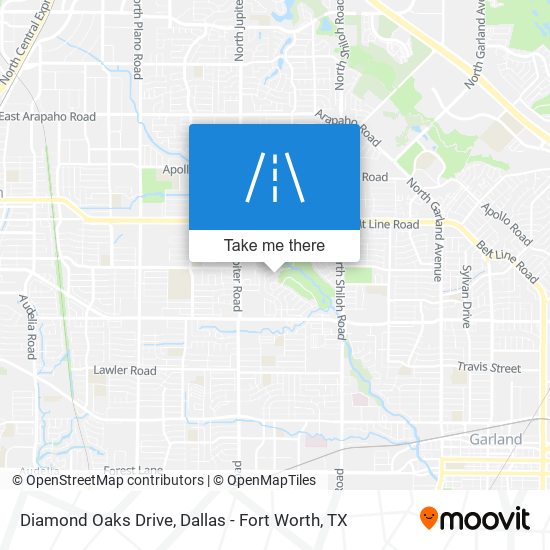 Diamond Oaks Drive map