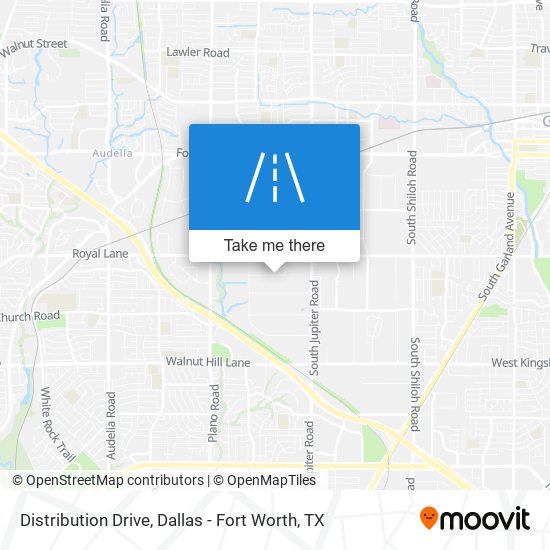 Distribution Drive map