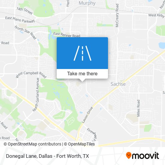 Donegal Lane map