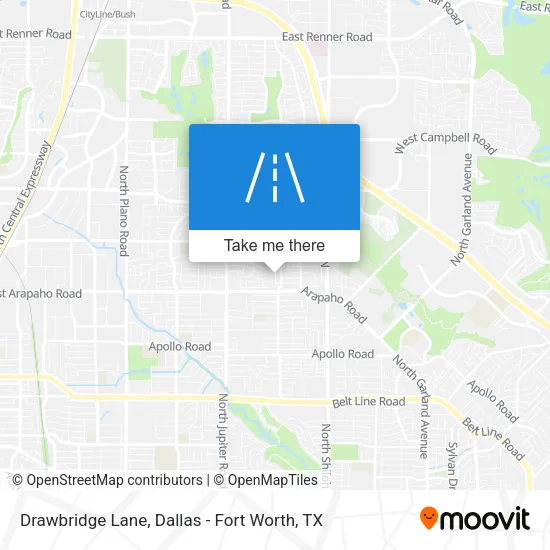 Drawbridge Lane map