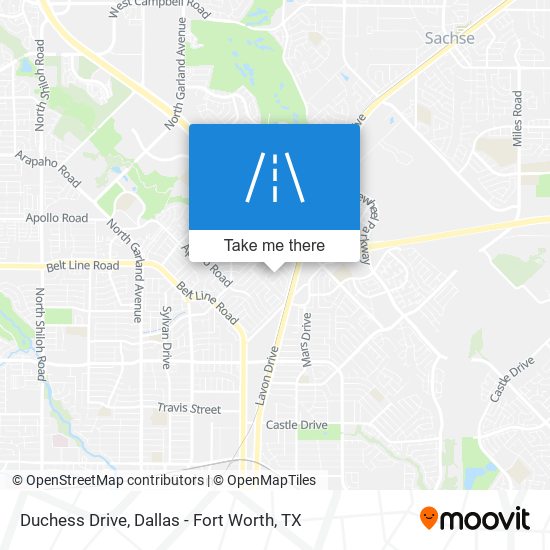 Duchess Drive map