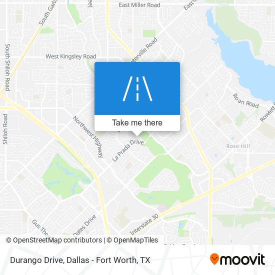 Durango Drive map