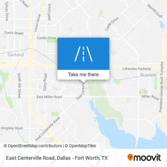 Mapa de East Centerville Road