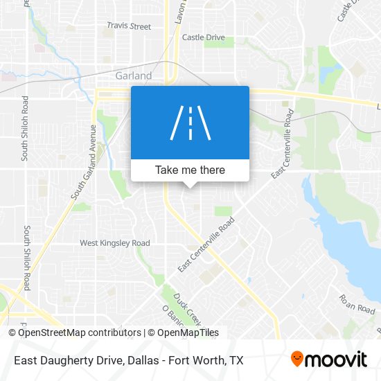 East Daugherty Drive map