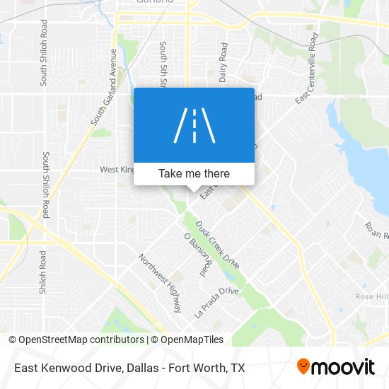 East Kenwood Drive map