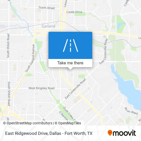 Mapa de East Ridgewood Drive
