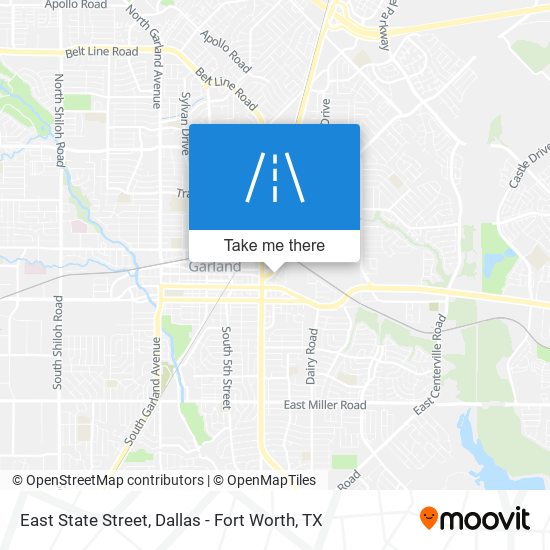 East State Street map