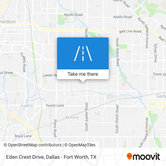 Mapa de Eden Crest Drive