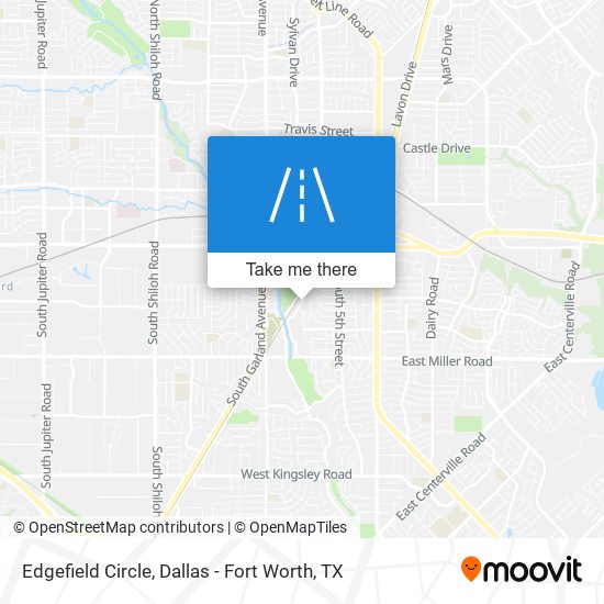 Mapa de Edgefield Circle