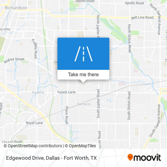 Edgewood Drive map
